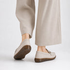 2025 New Spring /summer Women Flats Genuine Leather Moccasins Handmade Comforty Fashion Sneakers Mom nurse Flats Soft Walking (Copie) (Copie)