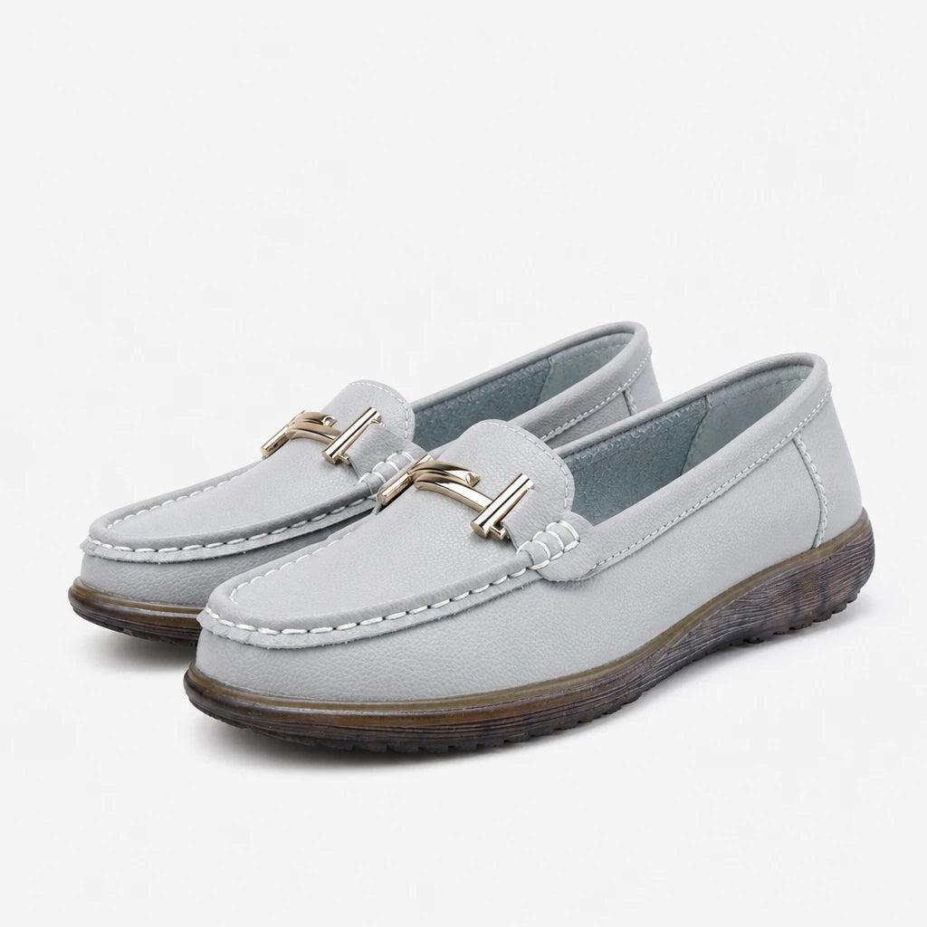 2025 New Spring /summer Women Flats Genuine Leather Moccasins Handmade Comforty Fashion Sneakers Mom nurse Flats Soft Walking (Copie)
