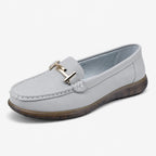 2025 New Spring /summer Women Flats Genuine Leather Moccasins Handmade Comforty Fashion Sneakers Mom nurse Flats Soft Walking (Copie)