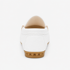 Mocassin Caoutchouc Blanc