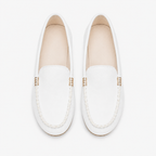 Mocassin Caoutchouc Blanc