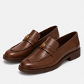 Mocassin Femme Cuir Marron