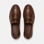 Mocassin Femme Cuir Marron