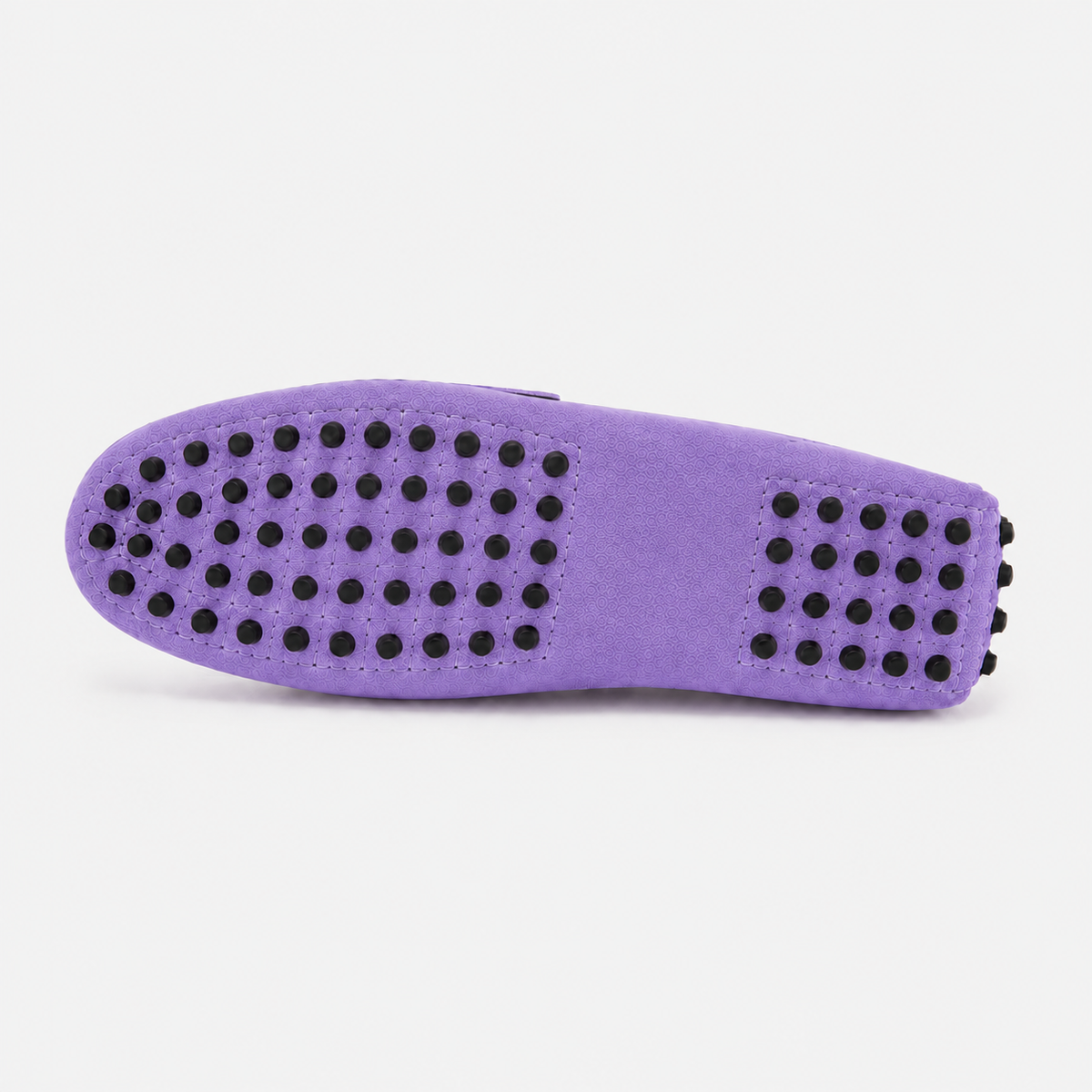 Mocassin Cuir Femme Violet En Croûte