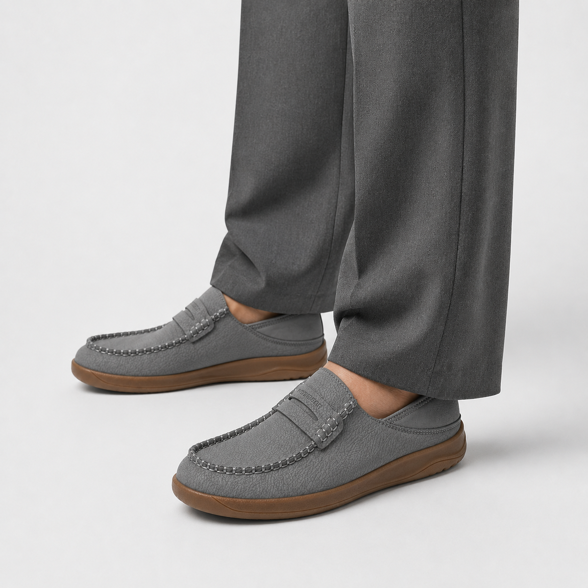 Mocassin Pieds Nus Bout Large