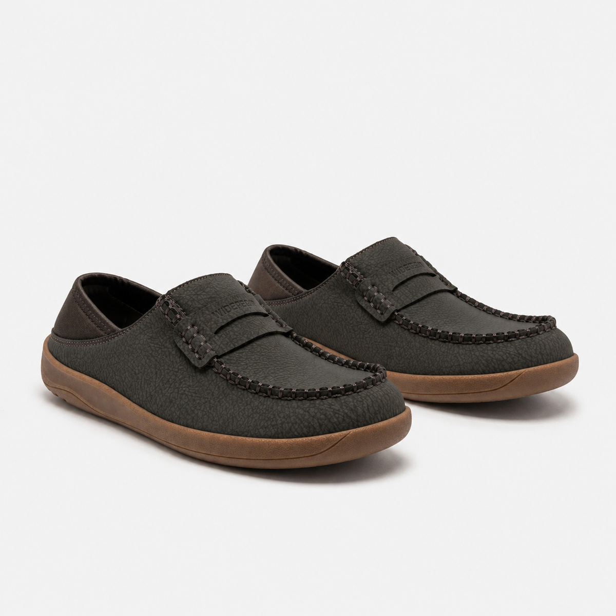 Mocassin Large Largeur À Enfiler