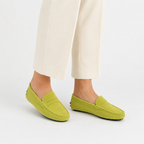 Mocassin Cuir De Vache Sans Lacets