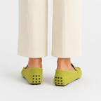 Mocassin Cuir De Vache Sans Lacets