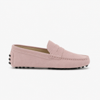 Mocassin Semelle En Caoutchouc Cuir De Vache Véritable