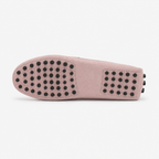 Mocassin Semelle En Caoutchouc Cuir De Vache Véritable