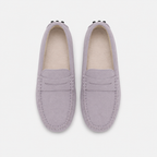 Mocassin Cuir Véritable Sans Lacets