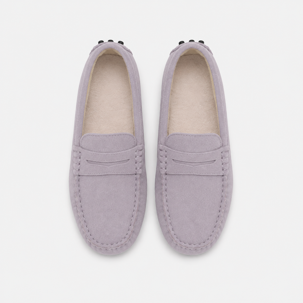 Mocassin Cuir Véritable Sans Lacets