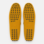 Mocassin Jaune Moutarde Cuir De Vache