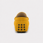 Mocassin Jaune Moutarde Cuir De Vache