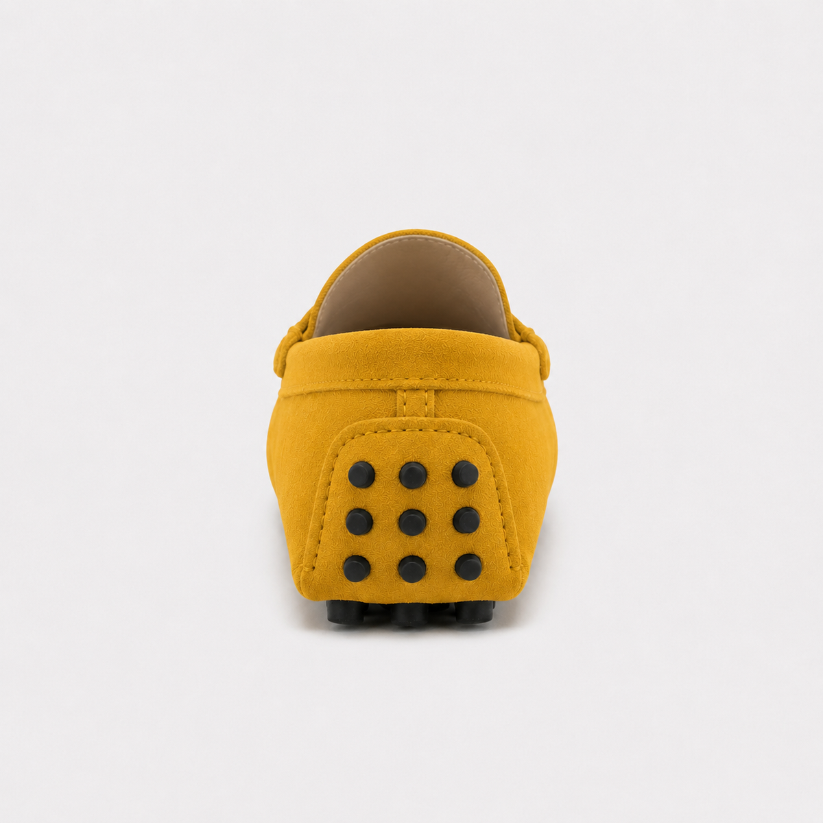 Mocassin Jaune Moutarde Cuir De Vache