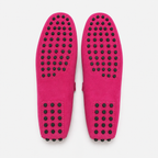 Mocassin Caoutchouc Cuir De Vache