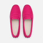 Mocassin Caoutchouc Cuir De Vache
