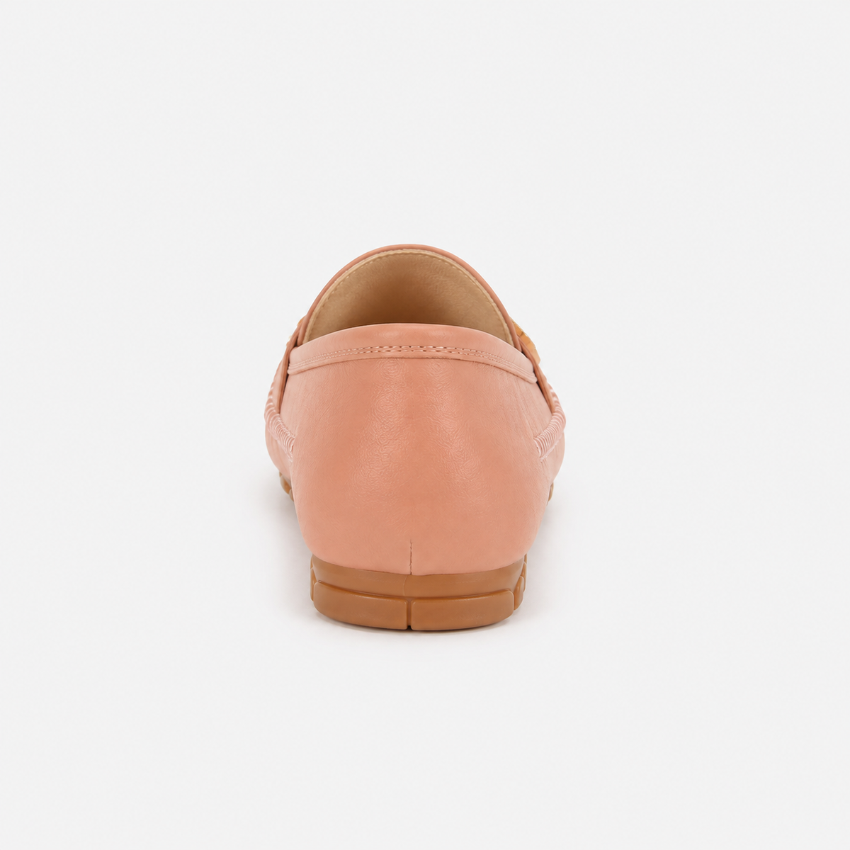 Mocassins En Cuir Artificiel À Enfiler Avec Broderie