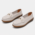 Mocassin Cuir Fendu À Enfiler