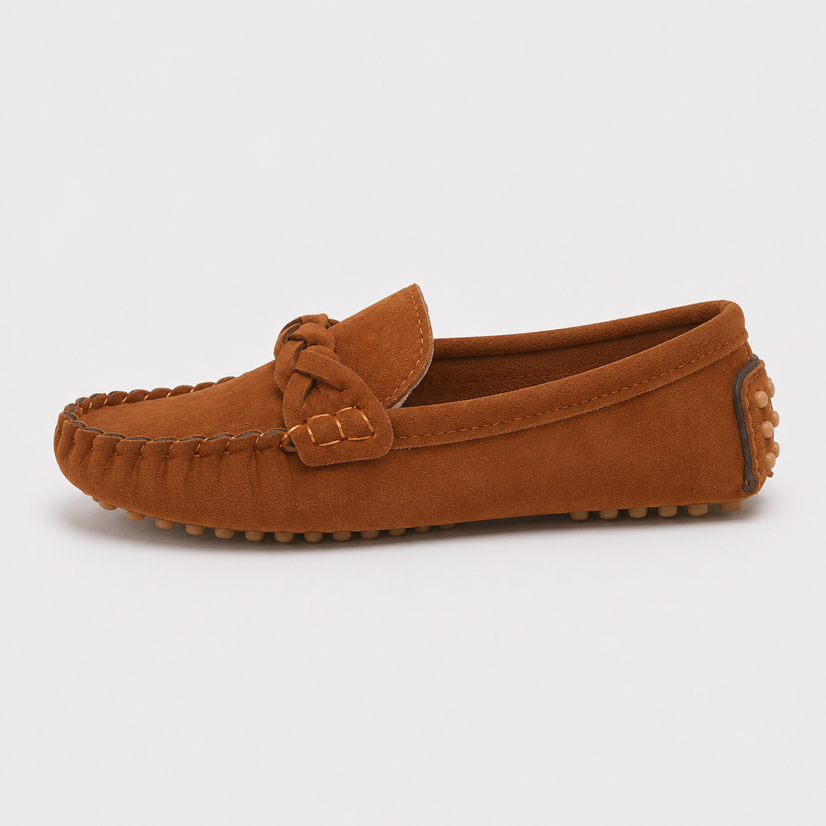 Mocassin Marron À Enfiler