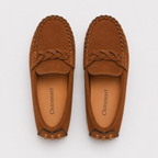Mocassin Marron À Enfiler
