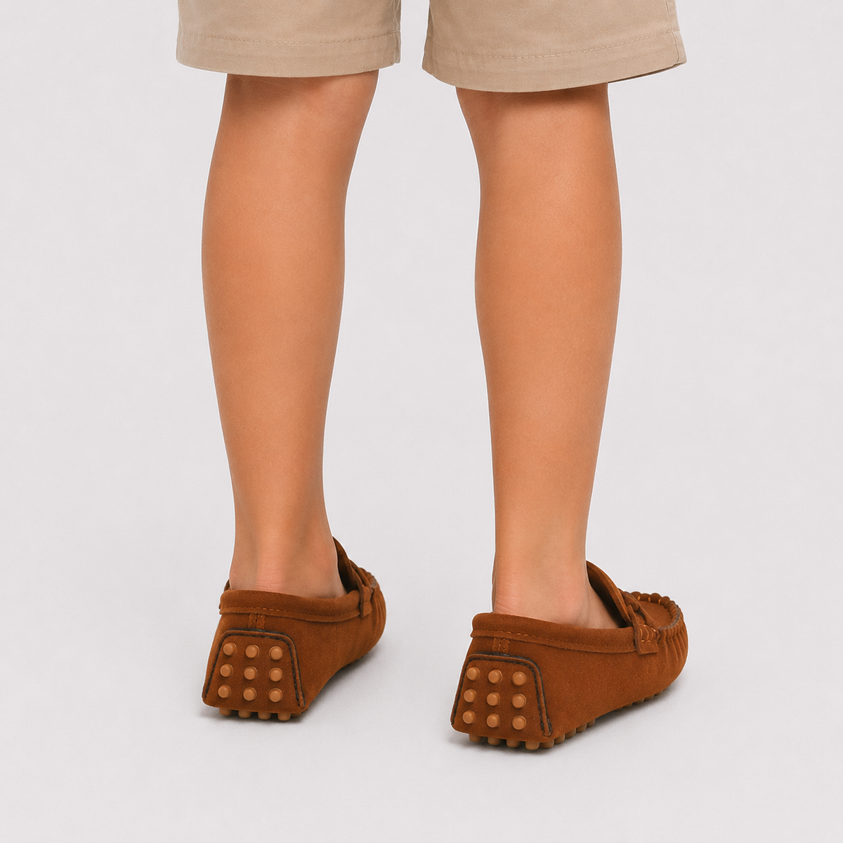 Mocassin Marron À Enfiler