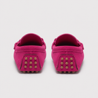 Mocassins Toutes Saisons Fuchsia À Enfiler