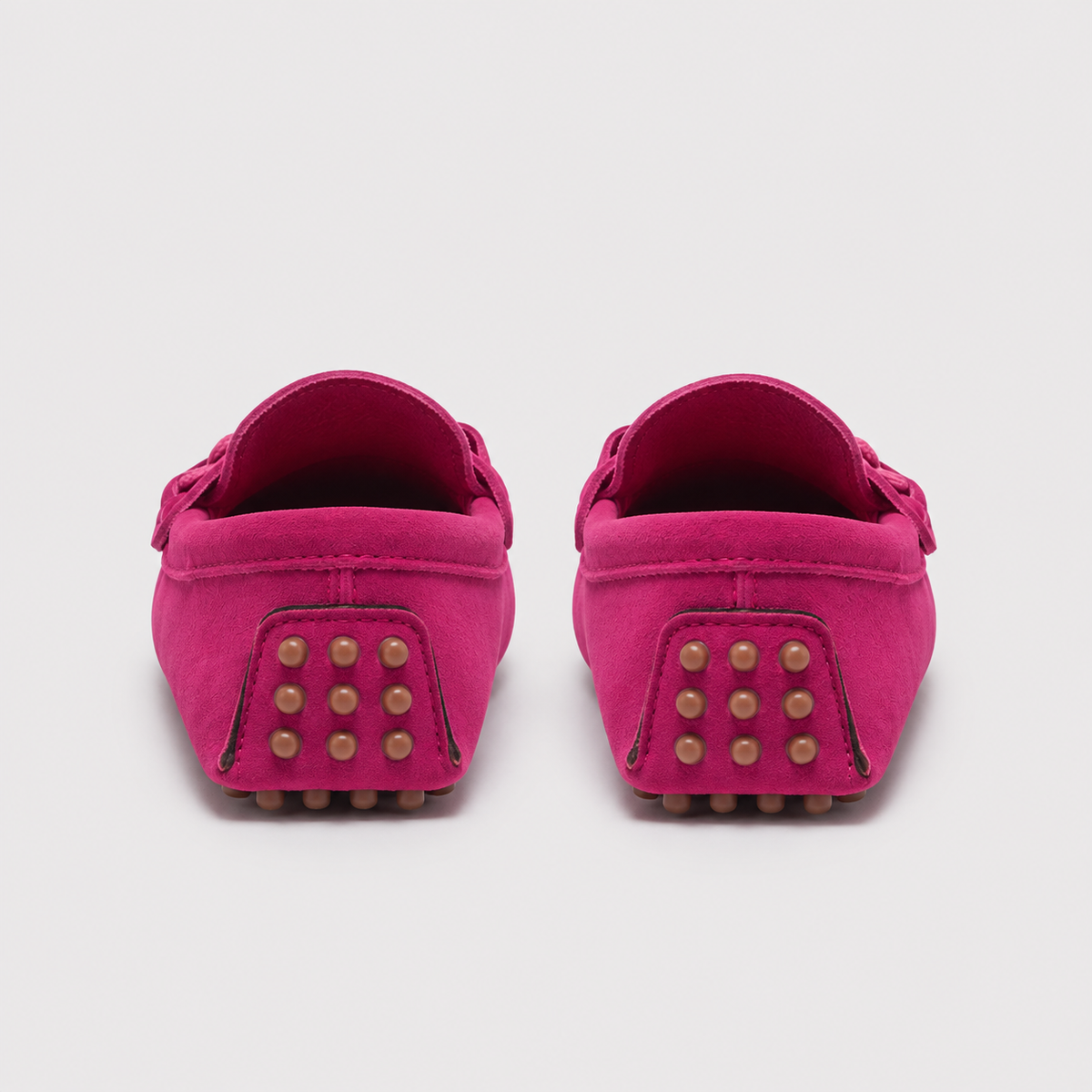 Mocassins Toutes Saisons Fuchsia À Enfiler