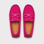 Mocassins Toutes Saisons Fuchsia À Enfiler