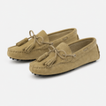 Mocassin Cuir De Vache À Enfiler