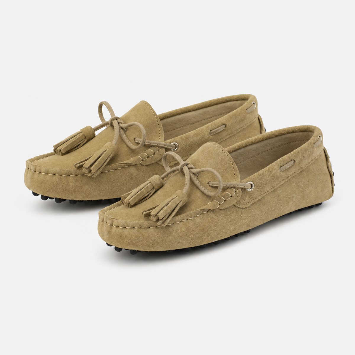 Mocassin Cuir De Vache À Enfiler