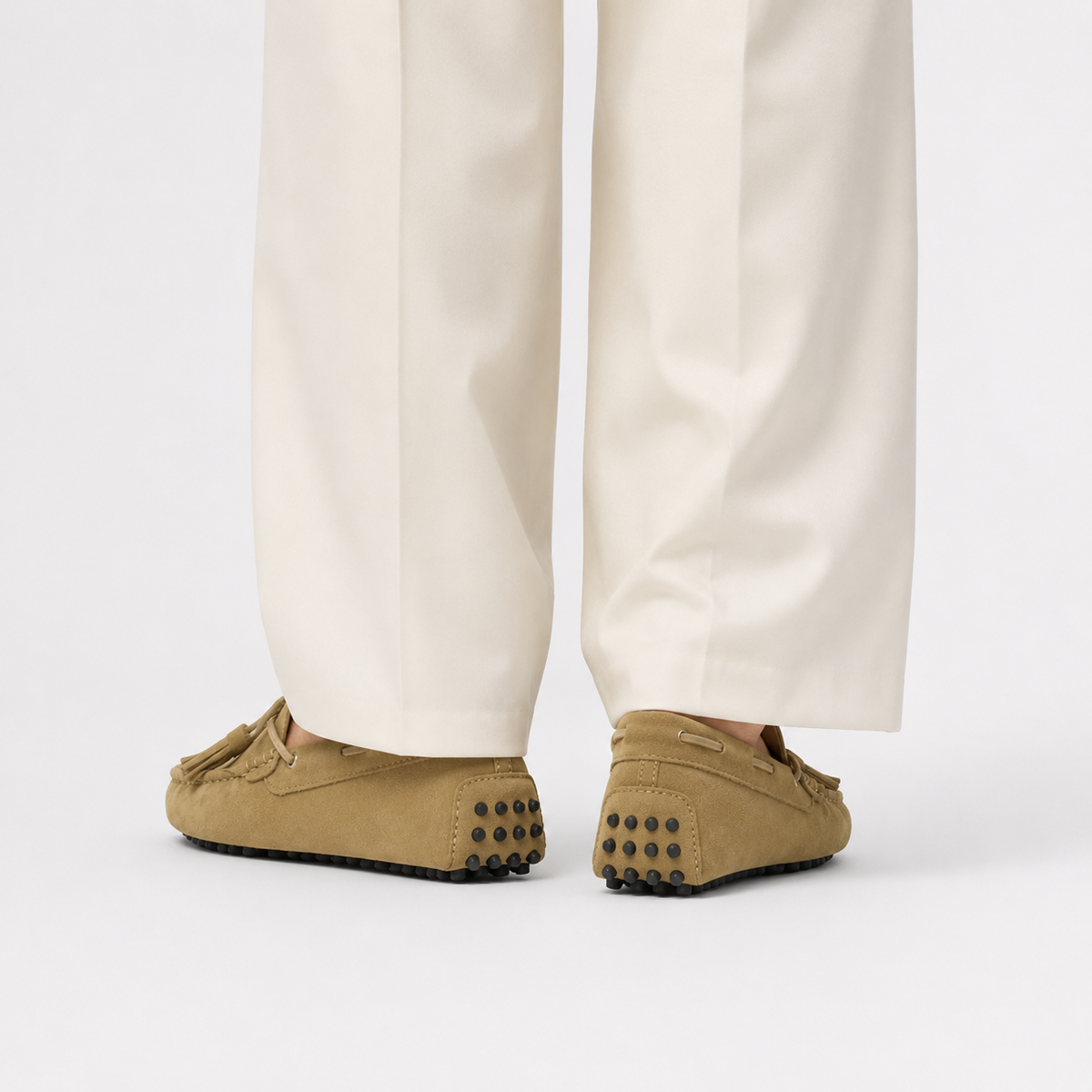 Mocassin Cuir De Vache À Enfiler