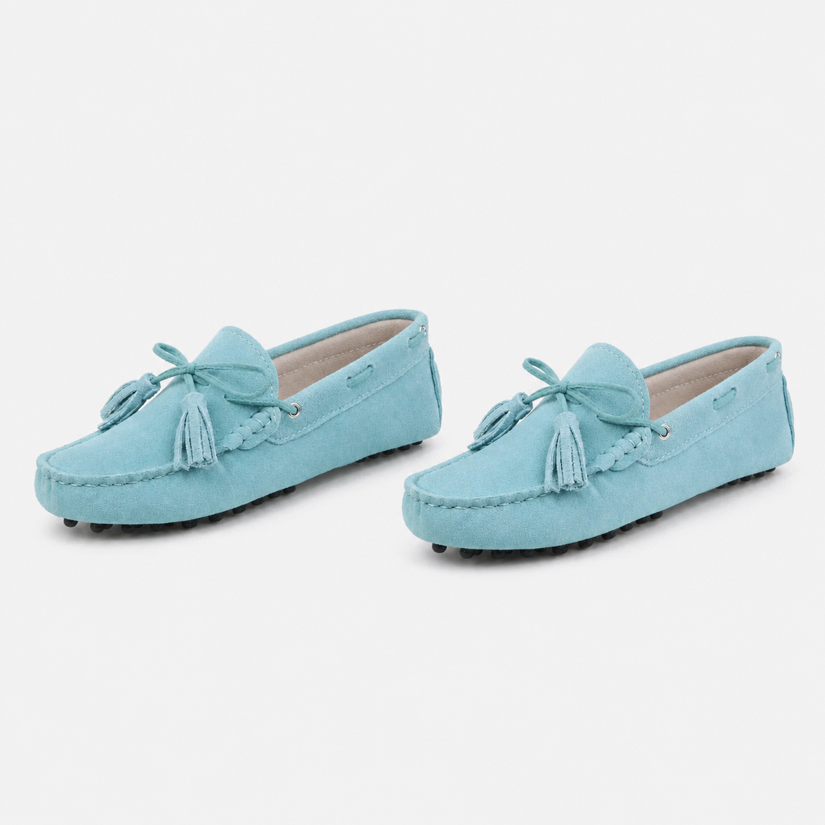Mocassin Cuir Bovin Véritable À Enfiler