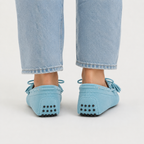 Mocassin Cuir Bovin Véritable À Enfiler
