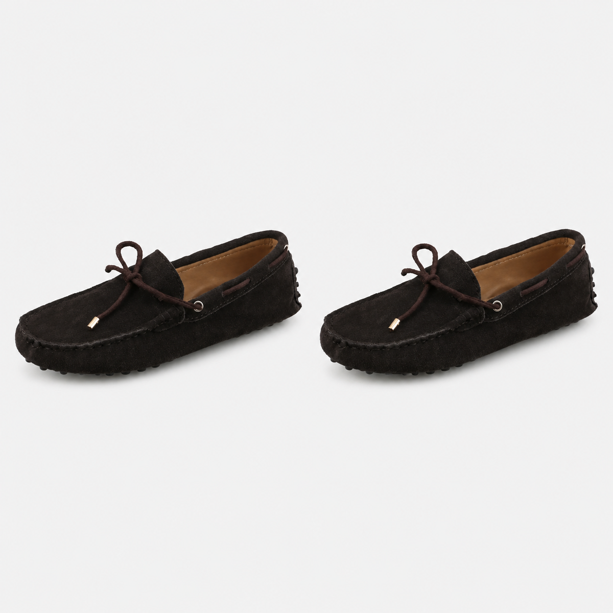 Mocassin Doublure En Cuir De Conduite De Vache
