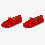 Mocassin Cuir Véritable Sans Fermeture