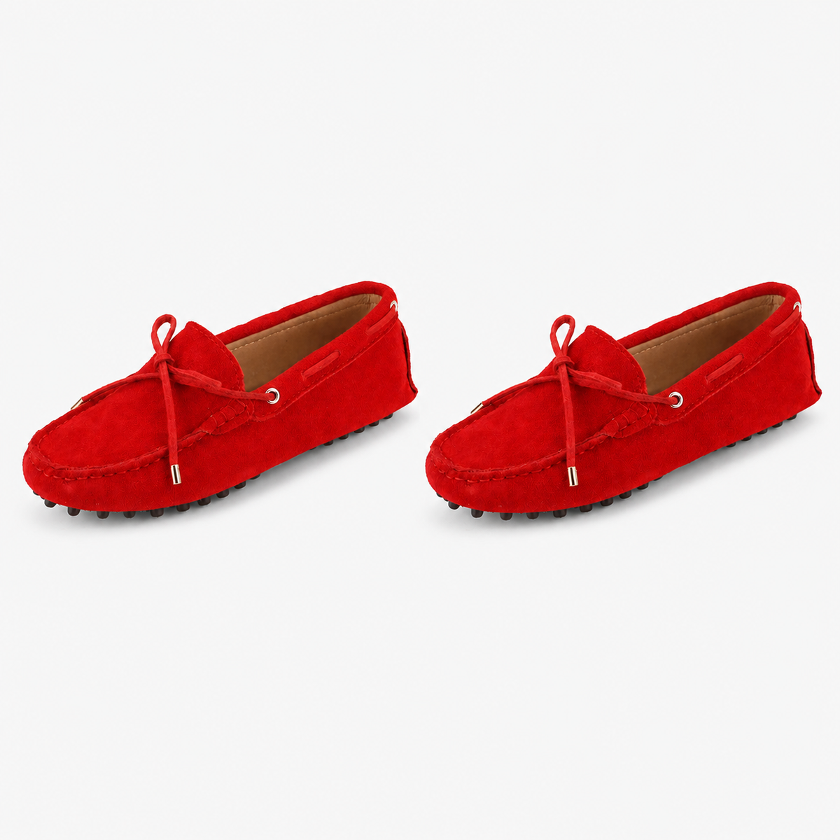Mocassin Cuir Véritable Sans Fermeture