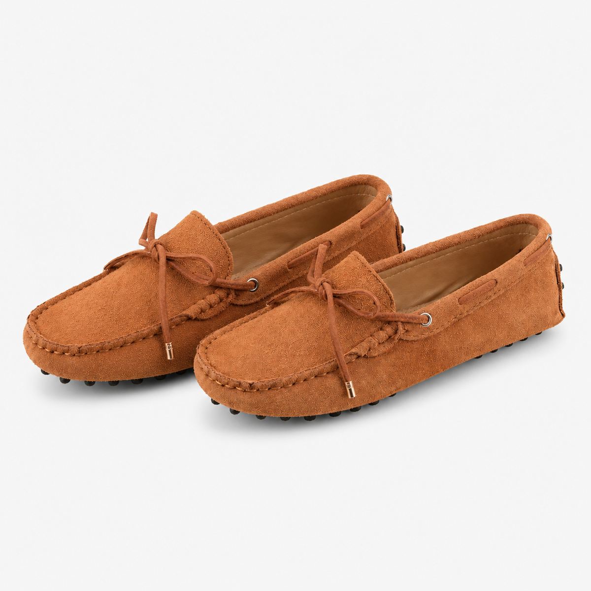 Mocassin Automne Cuir Véritable À Enfiler