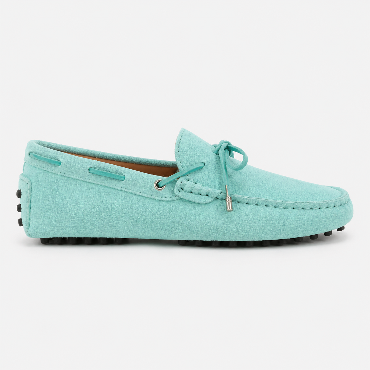 Mocassins De Conduite À Enfiler En Cuir De Vache