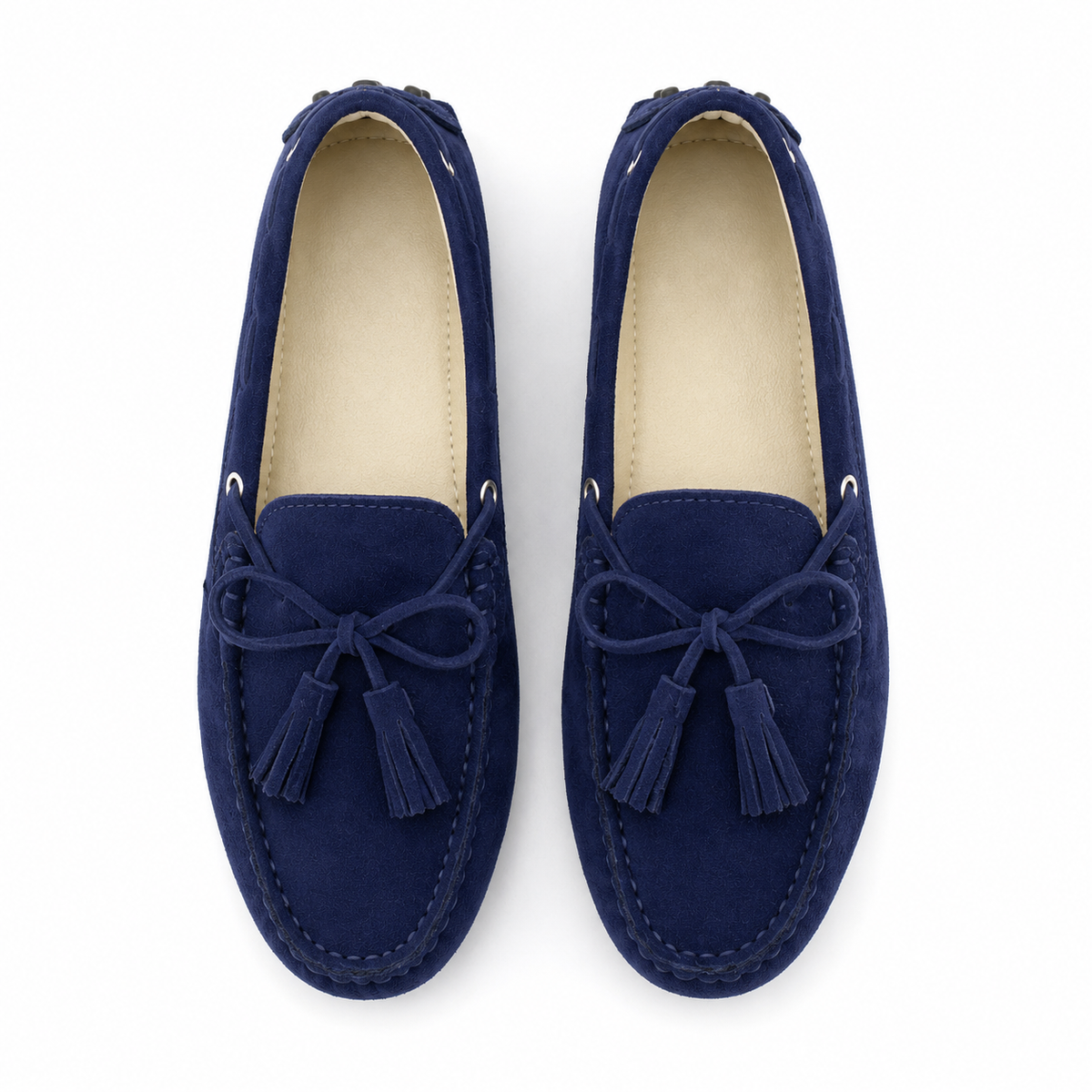 Chaussures Plates Mocassins Cuir De Vache