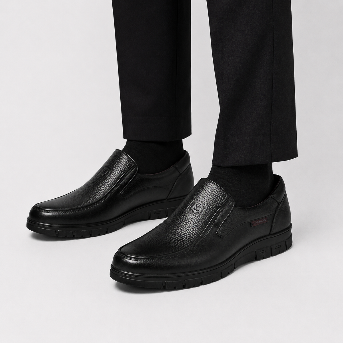 Mocassin Cuir De Vachette Hommes
