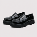 Mocassin À Plateforme Noir