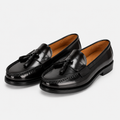 Chaussure Cuir Noir Homme Verni À Pampilles