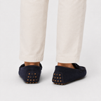 Mocassin Bleu Marine À Enfiler