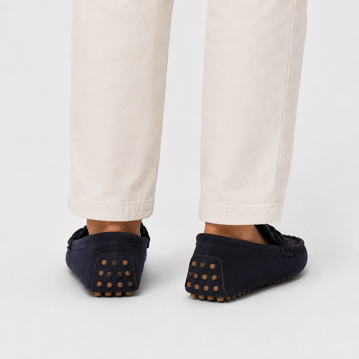 Mocassin Bleu Marine À Enfiler