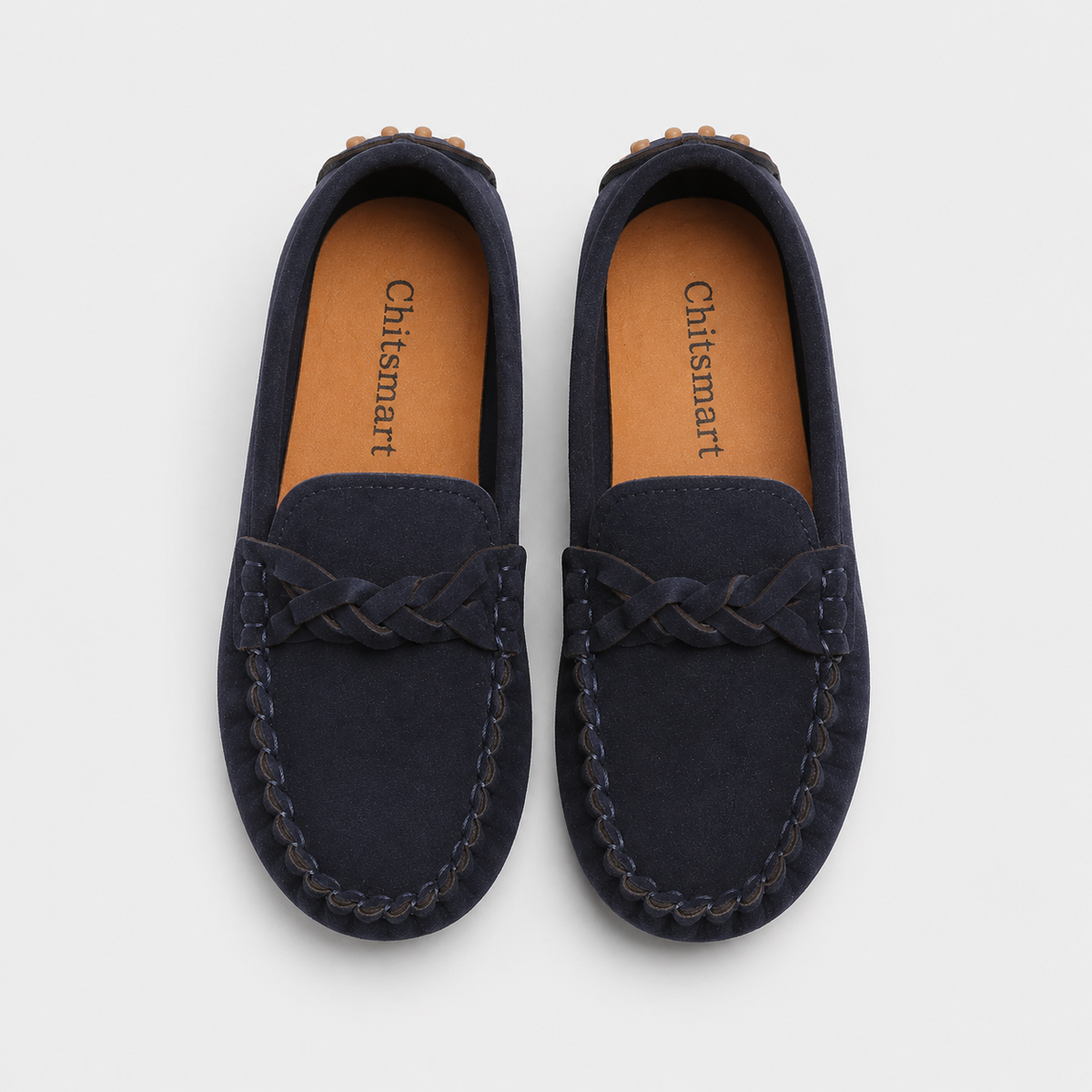 Mocassin Bleu Marine À Enfiler