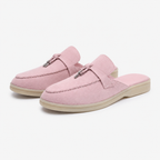 Mocassin Rose En Daim