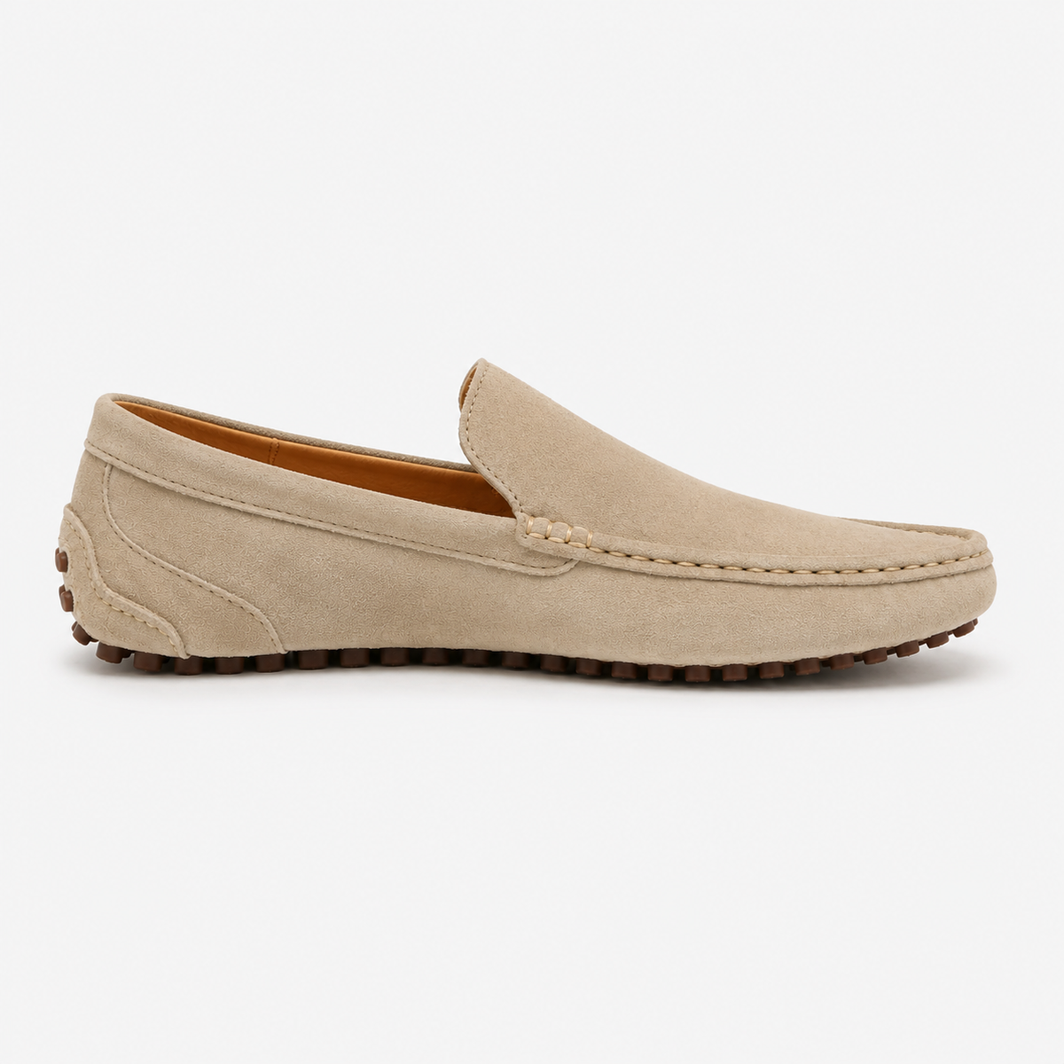 Mocassin Cuir Suédé À Enfiler
