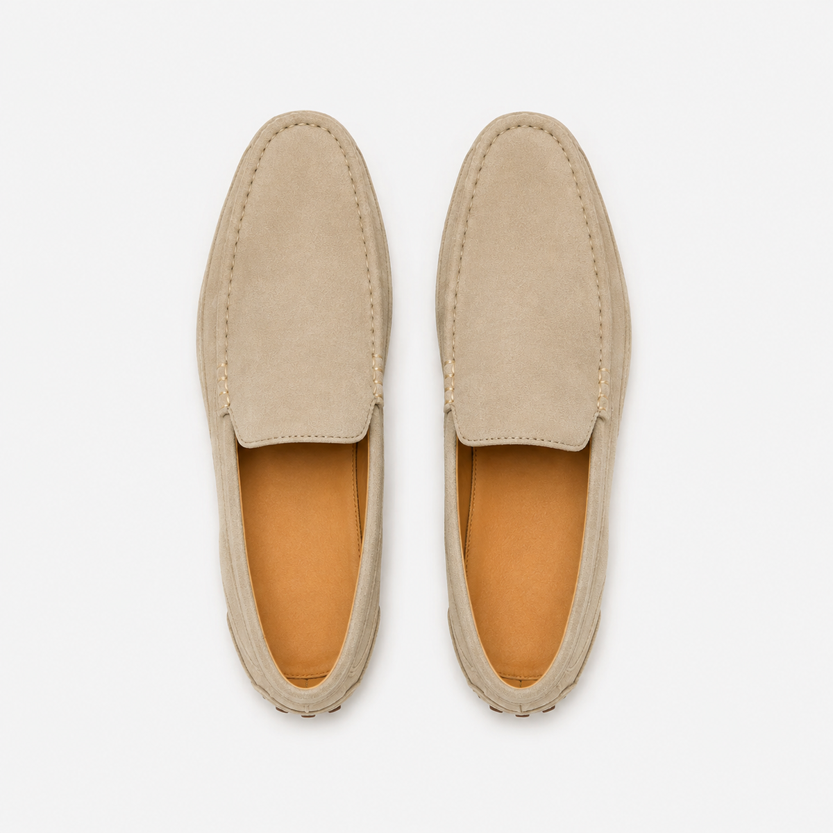 Mocassin Cuir Suédé À Enfiler