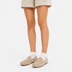 Mocassin Cuir Suédé À Enfiler